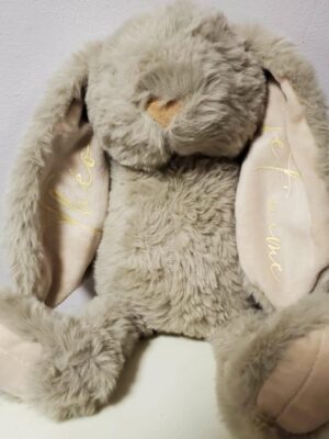 Lapin beige personnalisable