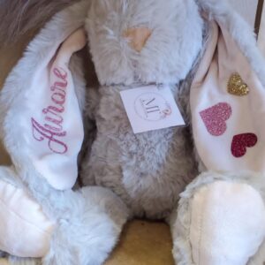 Peluche Lapin personnalisée